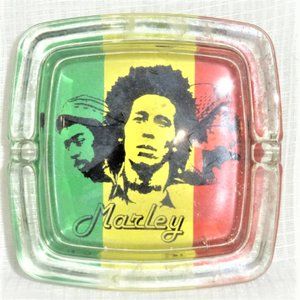 THICK Vintage BOB MARLEY Ashtray Vintage Reggae Music Vintage Ashtray Jamaica